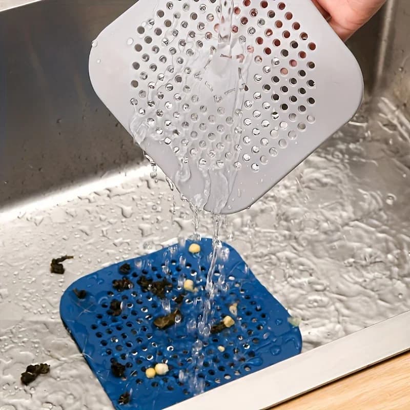 3 stuks Siliconen Afvoerhaarvangers en Zeefjes voor Spoelbak en Douche