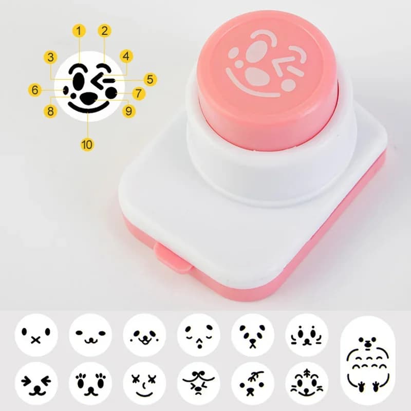 DIY Nori Pons en Rijstbalvorm - Cartoon Onigiri Sushivorm Bento Decoratie