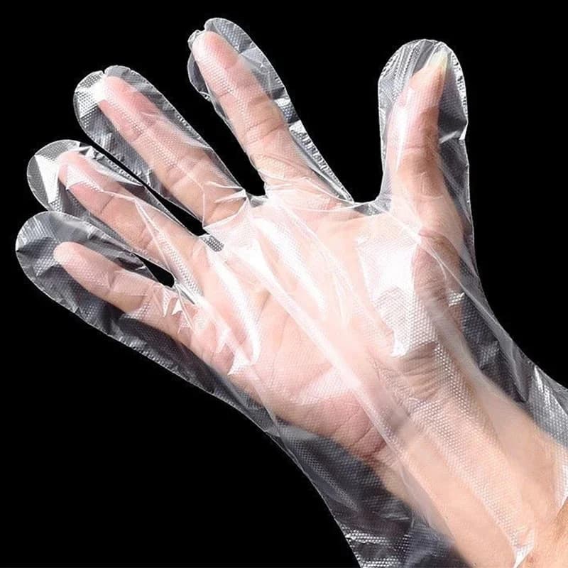 Transparante plastic wegwerphandschoenen - Latexvrij voor koken & schoonmaken