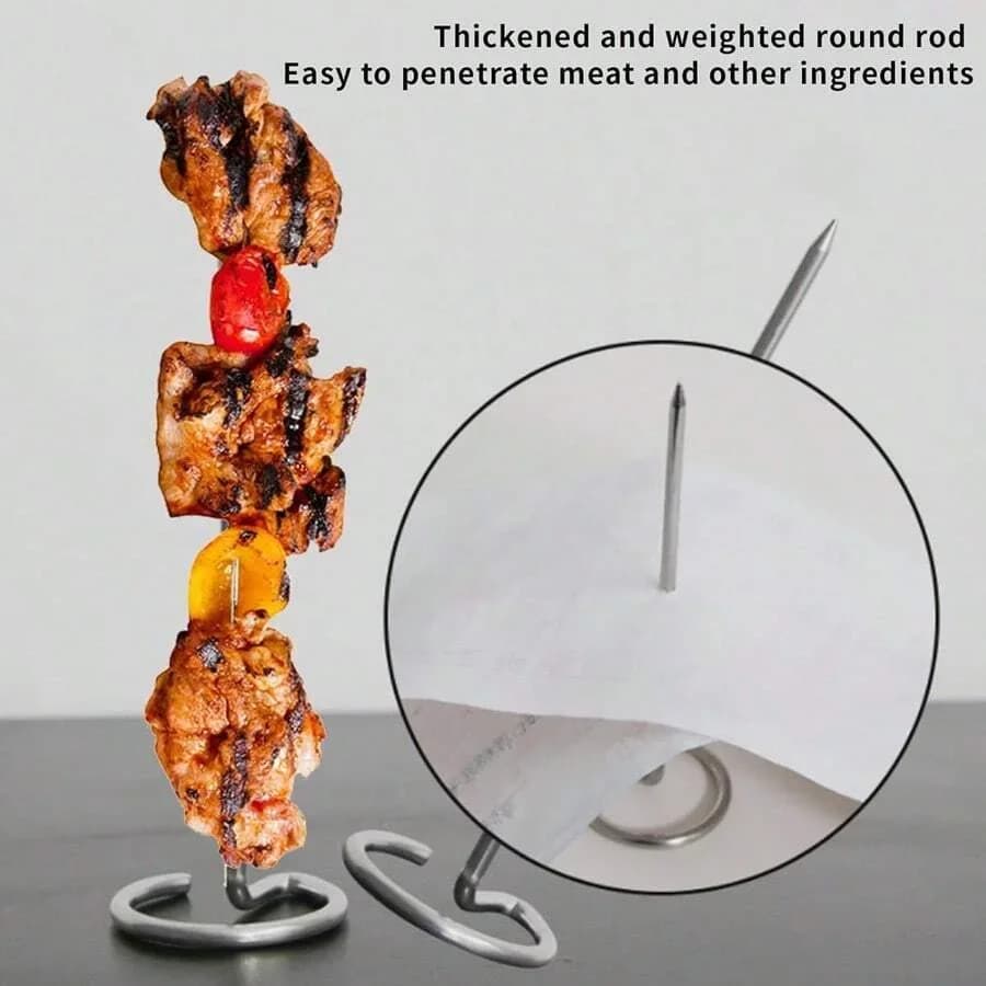 10/20/30 stuks RVS Barbecuespiesen - Herbruikbare Kebabspiesen