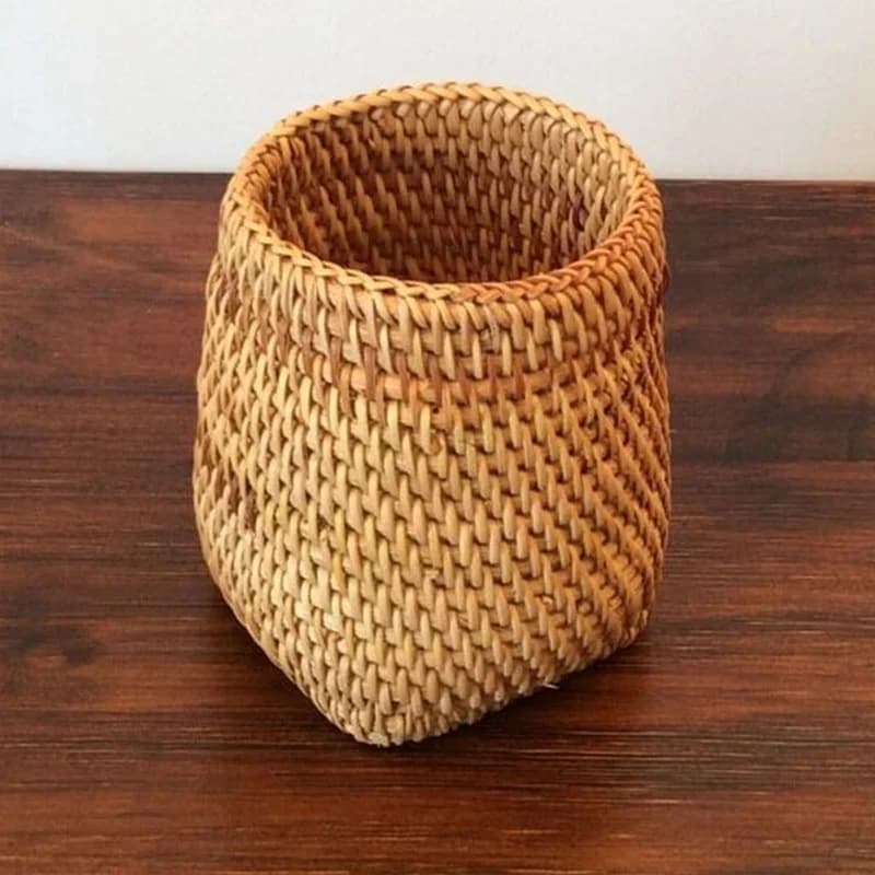 Rotan Bestekbak en Organizer voor Bestek en Keukengerei