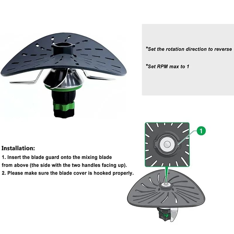 Nylon Mesbeschermer Compatibel met Vorwerk Thermomix BIMBY TM5 TM6 TM31