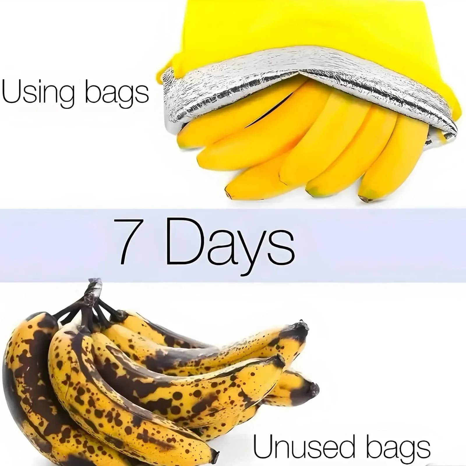 1/2/3/5 stuks Geïsoleerde Bewaarzakken voor Bananen en Groente