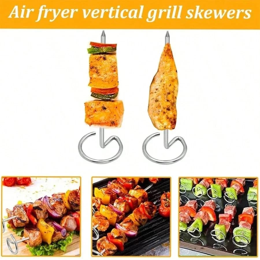 10/20/30 stuks RVS Barbecuespiesen - Herbruikbare Kebabspiesen