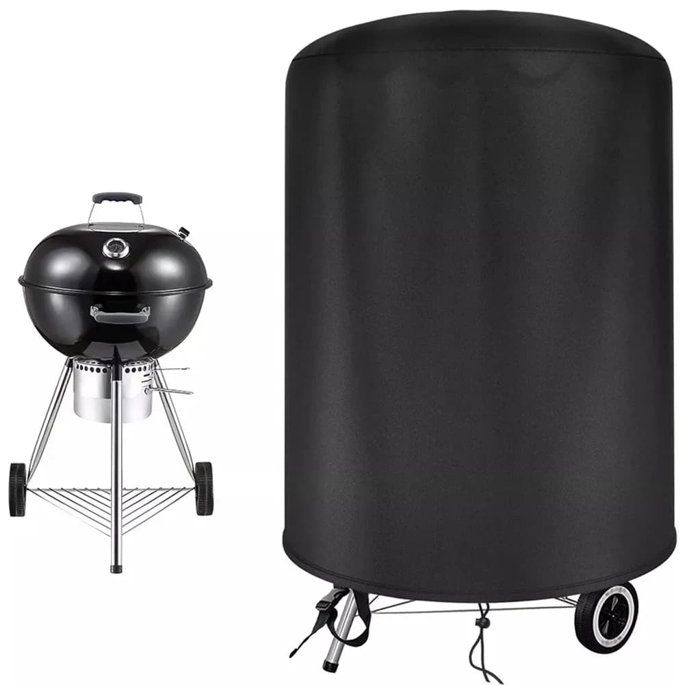 Raweao Kogel-BBQ Hoes voor Weber - Waterdichte ronde barbecuehoes van Oxford-stof, 57 cm