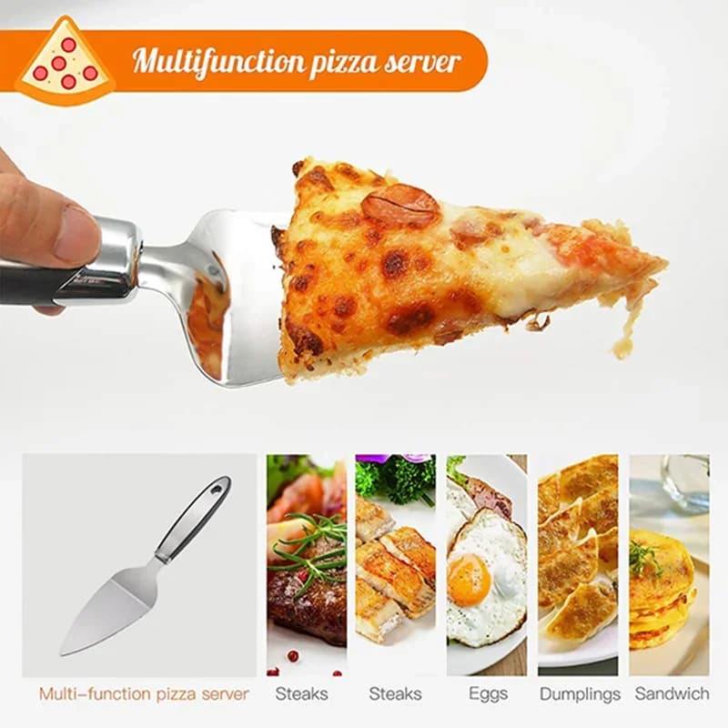 RVS Pizzasnijder - Professioneel Pizzawiel en Deegsnijder