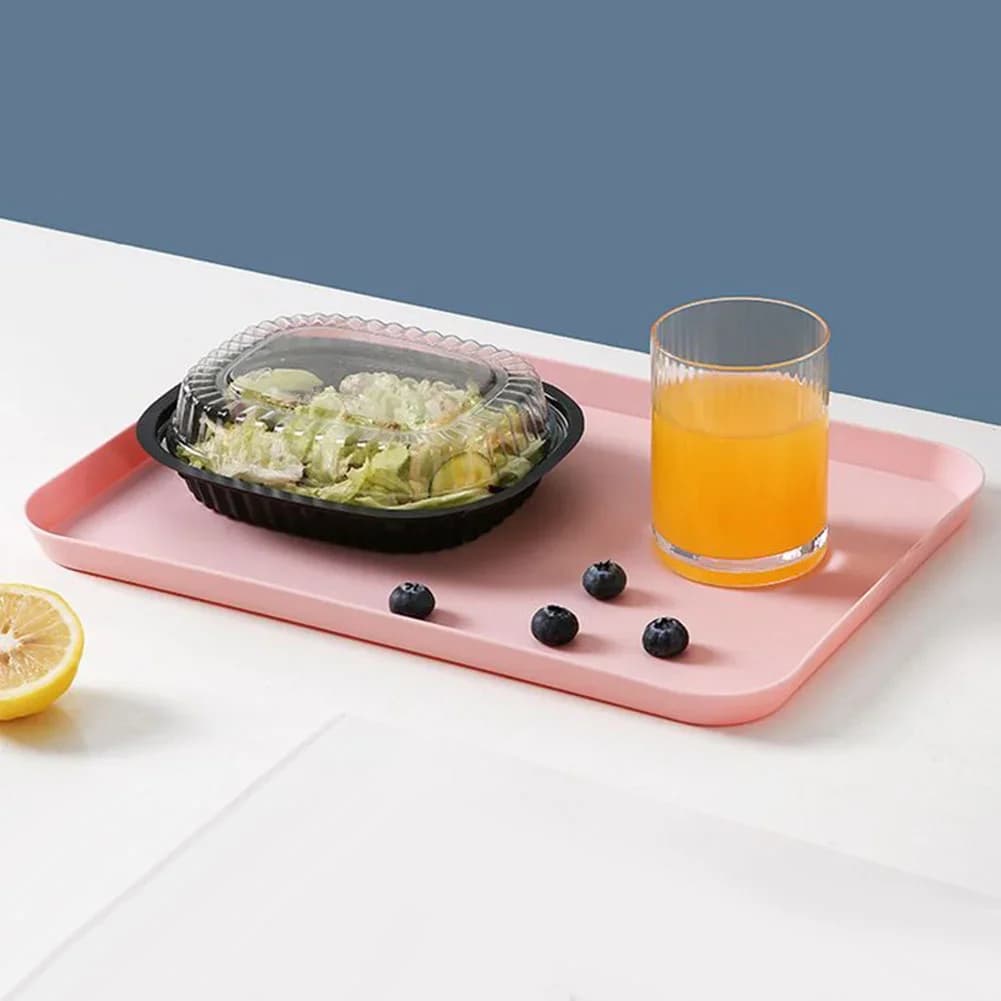 Rechthoekig Kunststof Dienblad - Antislip en Krasbestendig