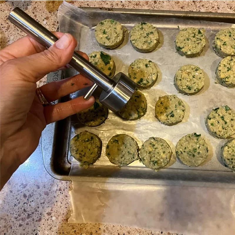 Roestvrijstalen Falafelmaker en Gehaktballepel - Professioneel Keukengerei