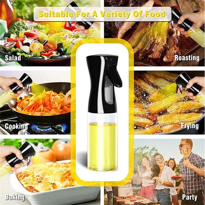 Oliespuitfles voor de keuken - Olieverstuiver voor airfryer (100/200/300/500 ml)