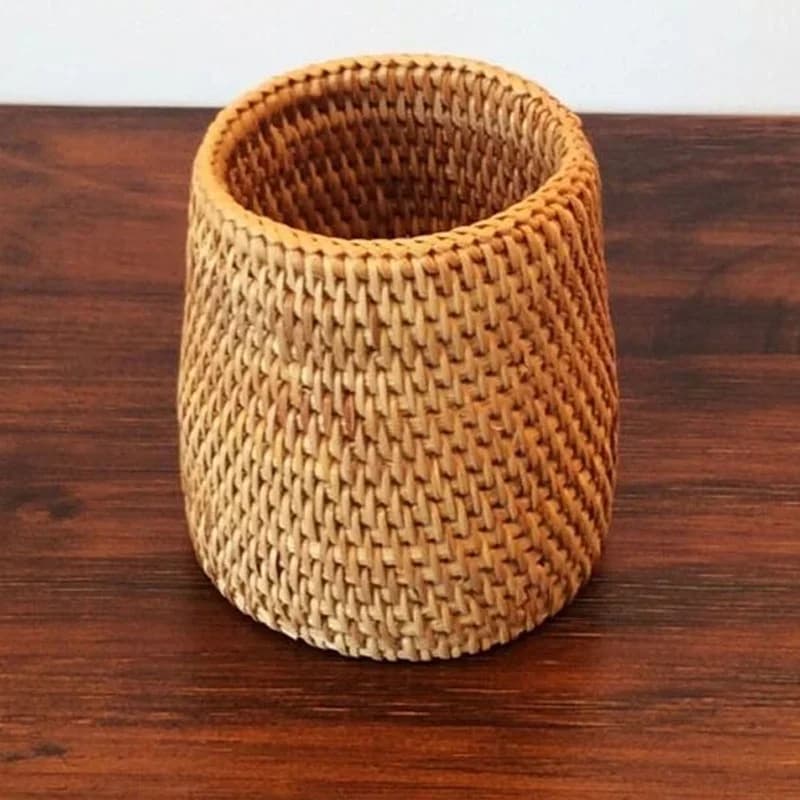 Rotan Bestekbak en Organizer voor Bestek en Keukengerei