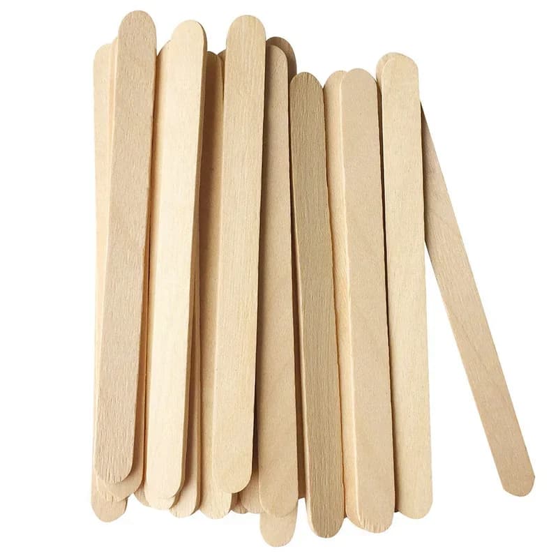 Leeseph Houten IJslollystokjes 11.4cm - Knutselhoutjes voor IJs en DIY
