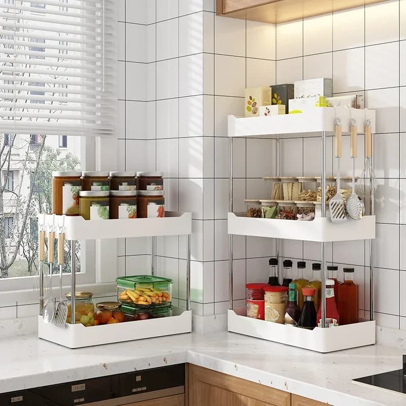 Multifunctioneel Kruidenrek voor Aanrecht - Keukenrek Organizer