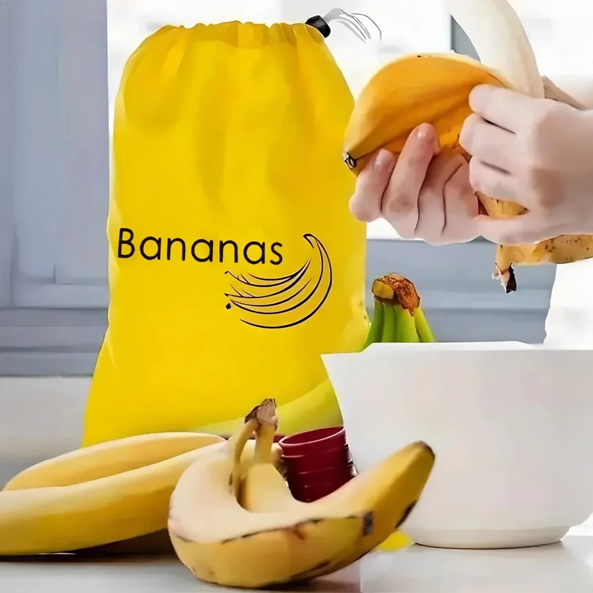 1/2/3/5 stuks Geïsoleerde Bewaarzakken voor Bananen en Groente