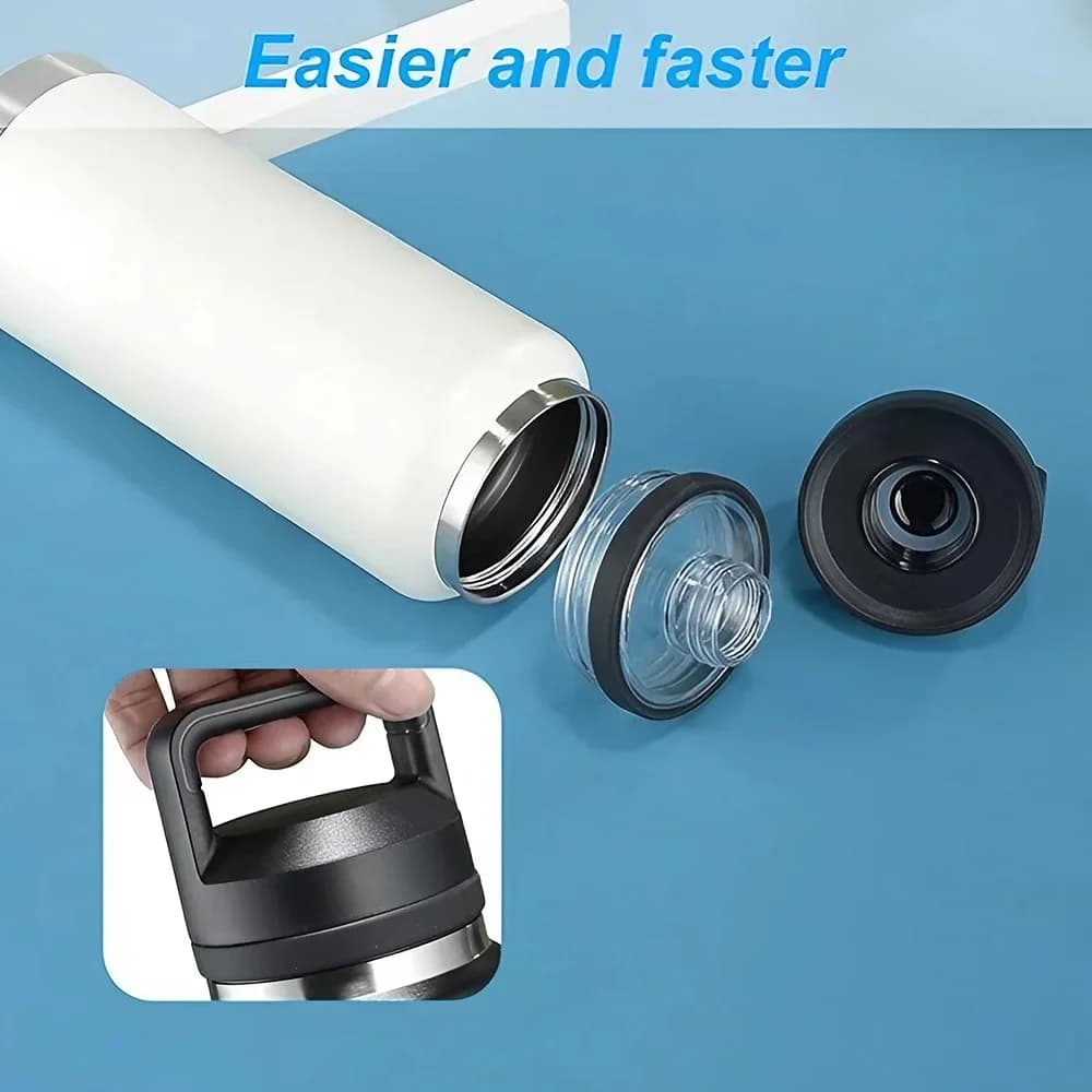 1/2/3 stuks Rambler Chug vervangende deksel, compatibel met YT-modellen 18oz, 26oz, 36oz, 64oz