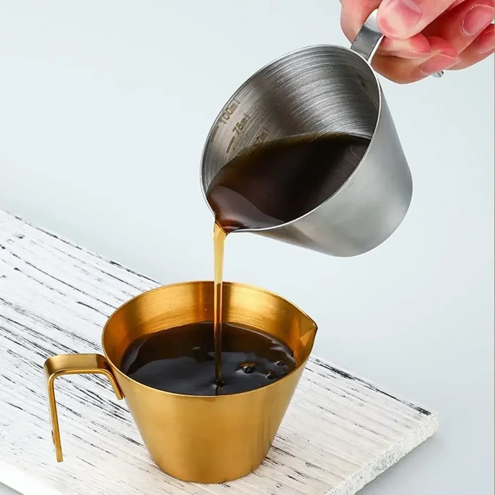Espresso Maatbeker van 304 Roestvrij Staal met Schaalverdeling