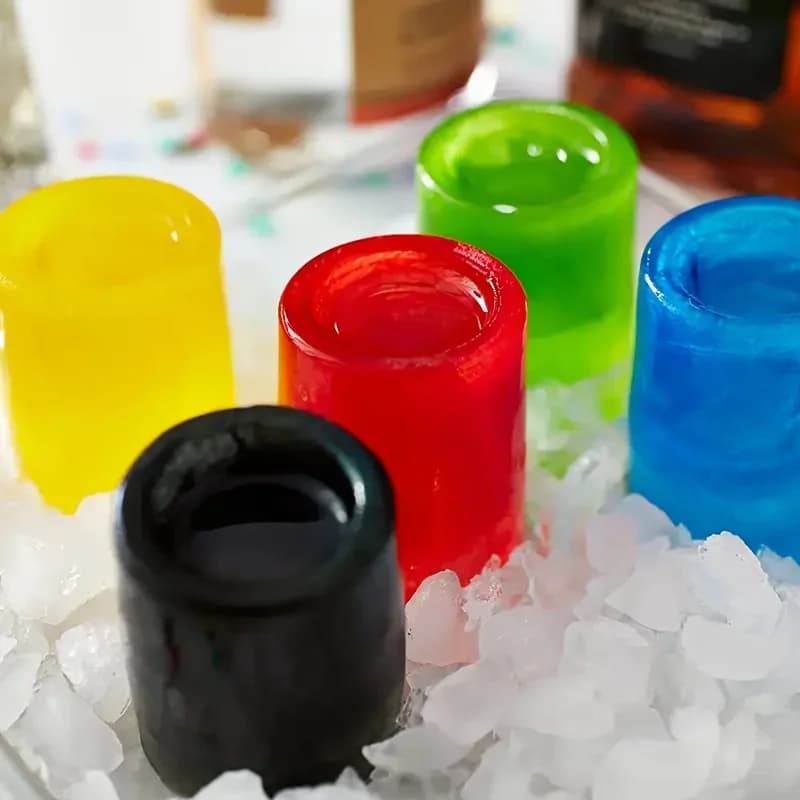 Siliconen ijsblokjesvorm met 4 gaten - Creatieve ronde ijsmaker voor whisky en bier