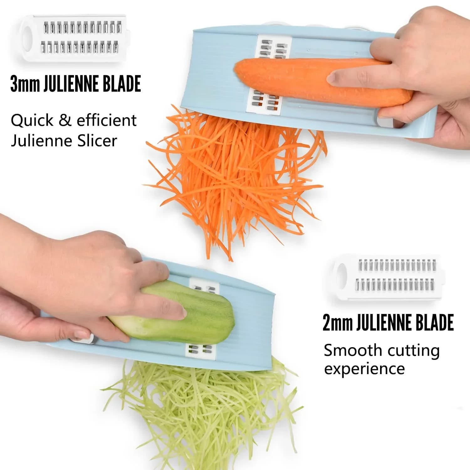 5-in-1 multifunctionele groente- en fruitsnijder - Handmatige rasp en hakker