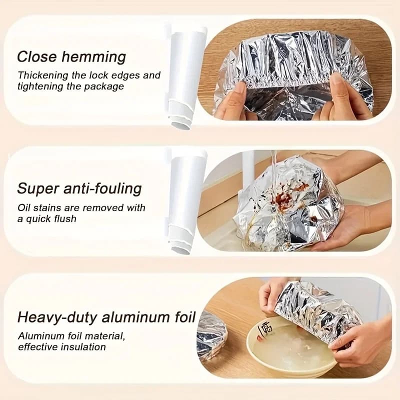 Aluminiumfolie Afdekhoezen voor Schalen en Borden - 10/100 stuks