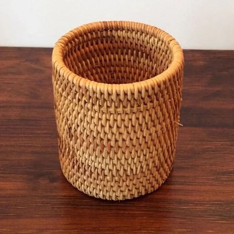 Rotan Bestekbak en Organizer voor Bestek en Keukengerei