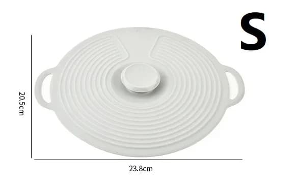 Siliconen komdeksels, magnetron spatdeksels, herbruikbare hittebestendige deksels voor pannen, schalen en oven