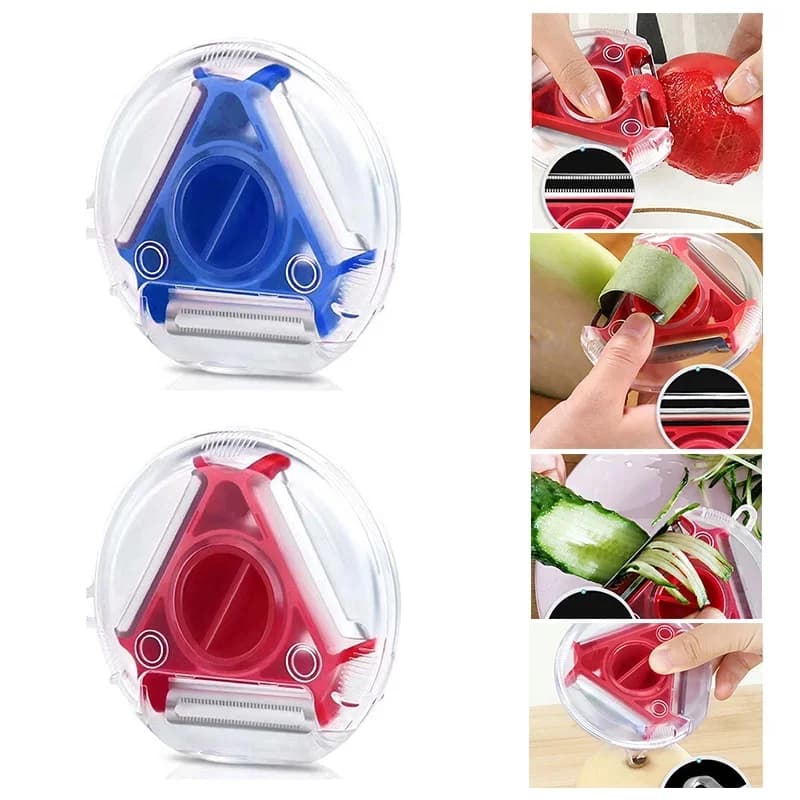 Magic Trio 3-in-1 Dunschillerset - Juliennesnijder & Rasp (1/3 Stuks)