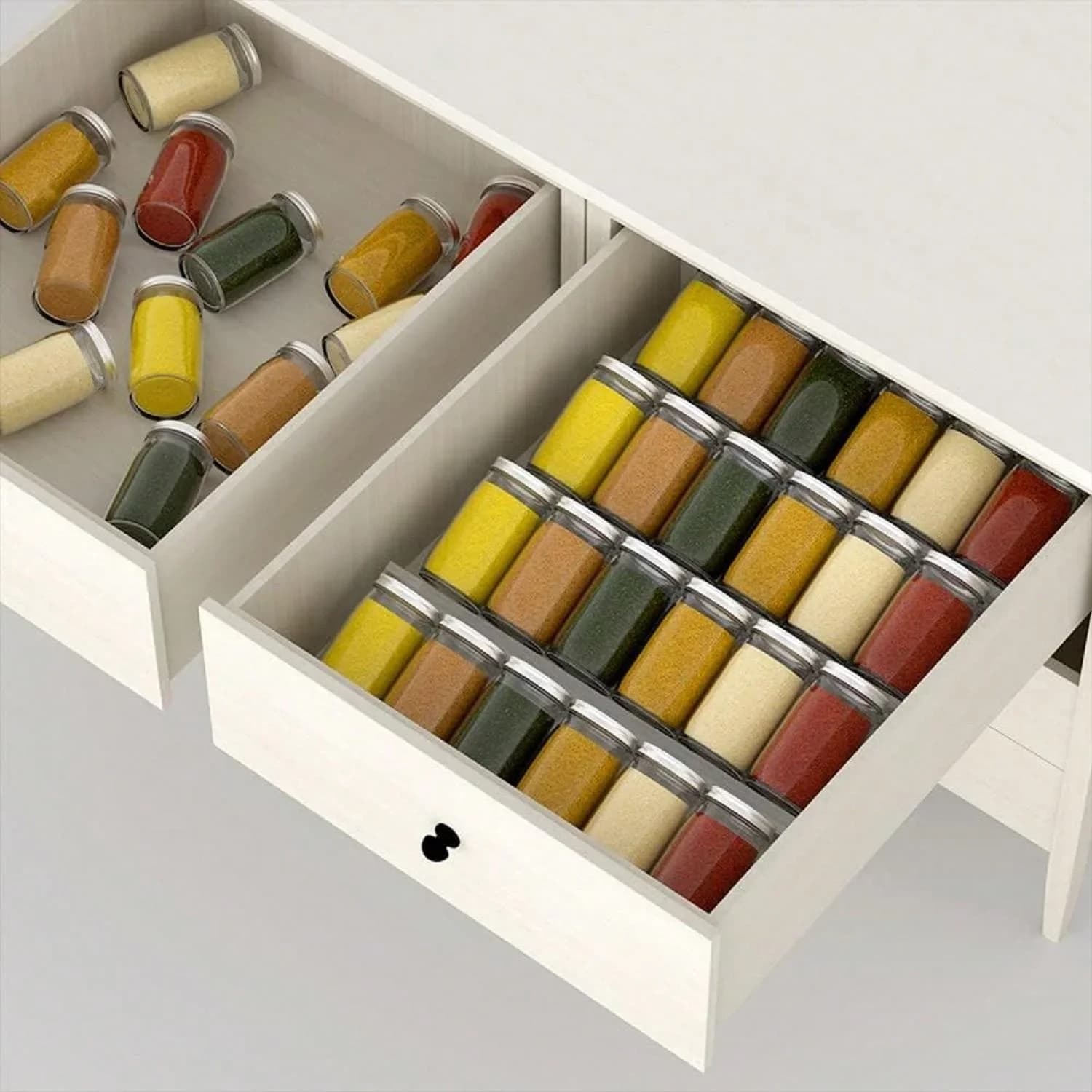 Verstelbare Kruidenlade-organizer - Uitschuifbaar Acryl Kruidenrek