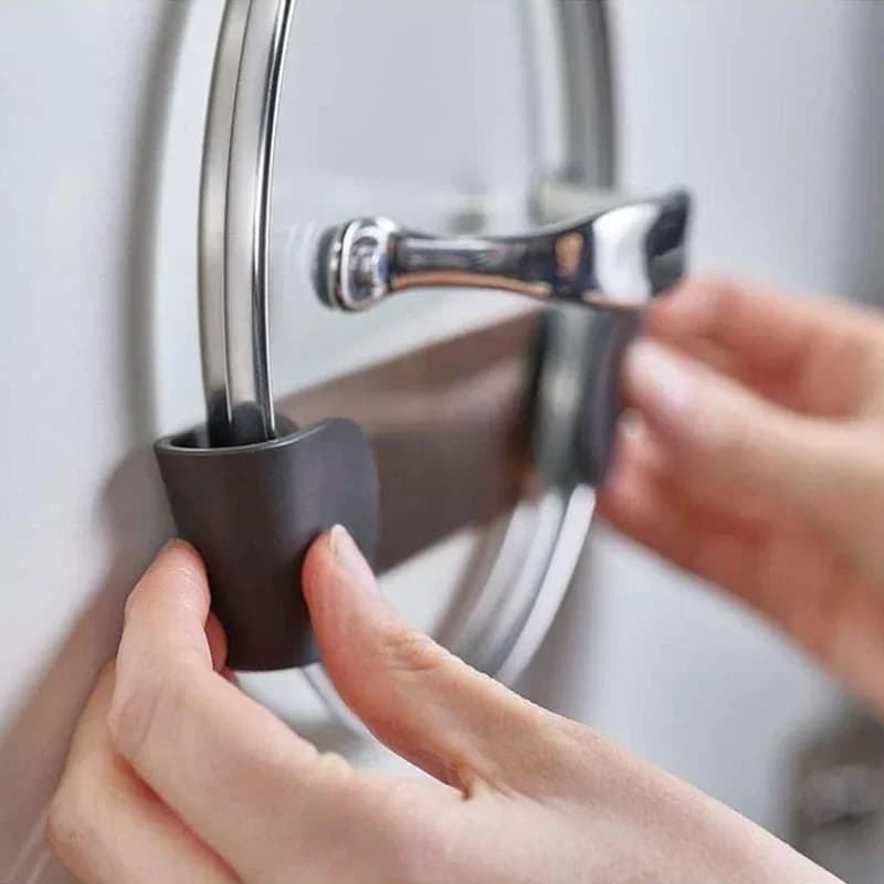 1/2/4 Stuks Zelfklevende Pannendekselhouder voor aan de Muur
